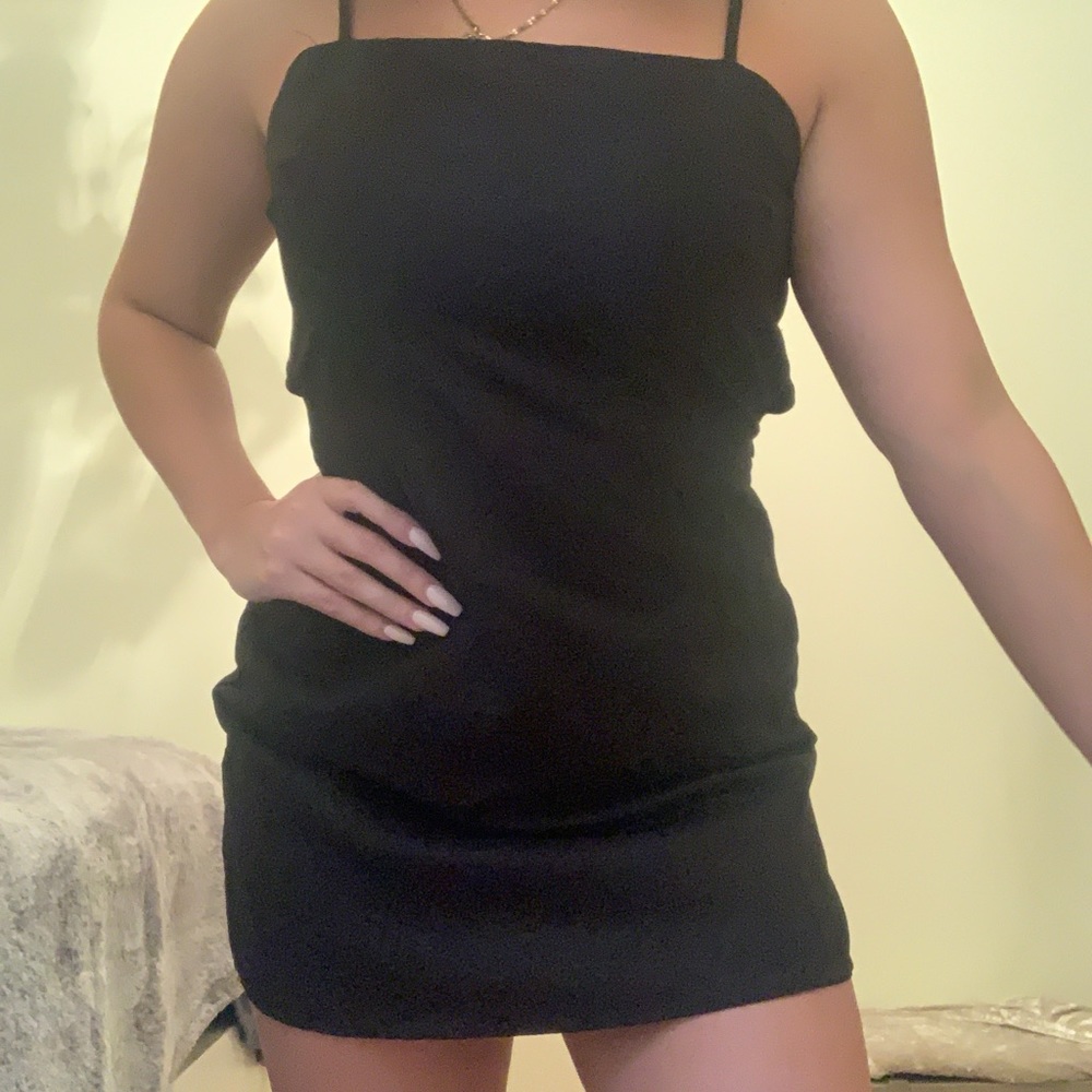 Simple black dress